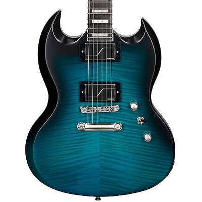 Guitarra Epiphone SG Prophecy Blue Tiger Aged Gloss
