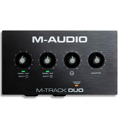 Interface de Áudio M-Audio M-Track Duo USB 2 Canais