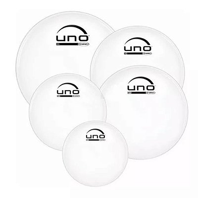 Kit de Peles Uno by Evans Fusion UPG2CLF20 Para Bateria