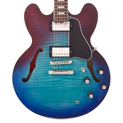 Guitarra Semi-Acústica Epiphone ES 335 Figured Blueberry Burst