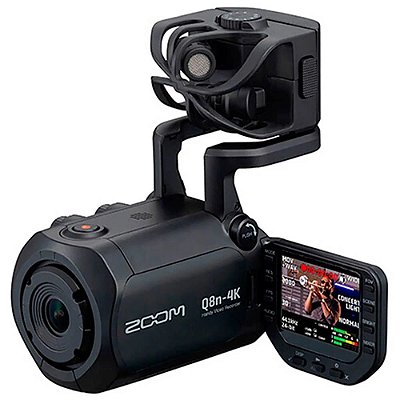 Gravador Digital Portátil Zoom Q8n-4k Handy Video Recorder