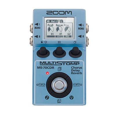 Pedaleira Zoom MultiStomp MS 70CDR para Guitarra