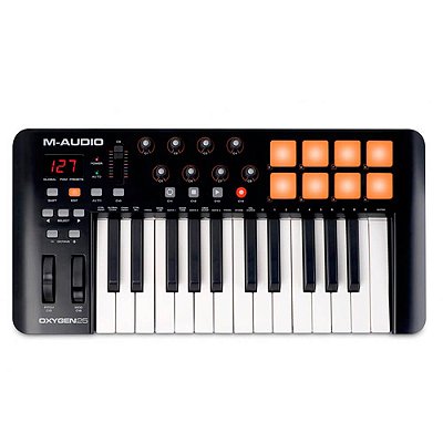 Teclado Controlador M-Audio Oxygen 25 IV USB 25 Teclas