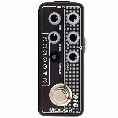 Pedal Micro Mooer M010 Preamp Two Stones ( TwoRock Coral )