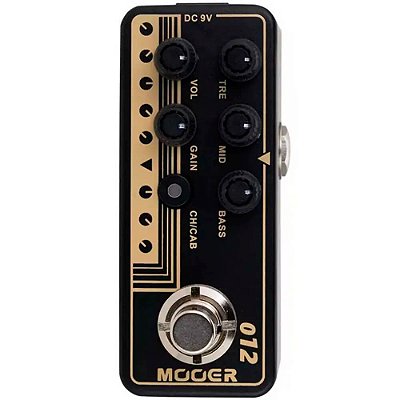 Pedal Mooer M012 Preamp US Gold 100