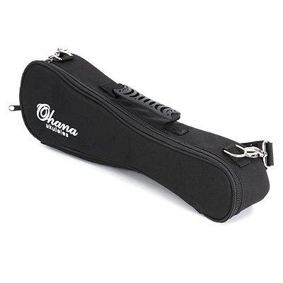 Bag Capa Ohana DB-17 Preta para Ukulele Sopranissimo