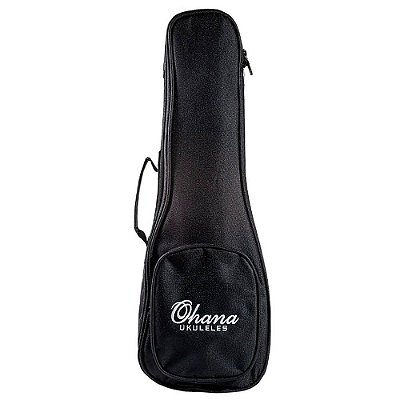 Bag Capa Ohana UB-21 para Ukulele Soprano Preto