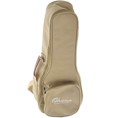 Bag Capa Ohana UB-24 Para Ukulele Concert Bege