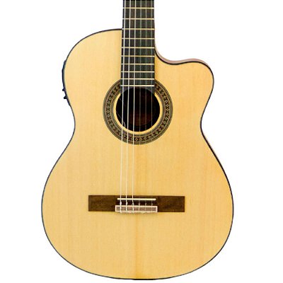 Violão Elétrico Benson GC100CE Clássico Cutaway Natural