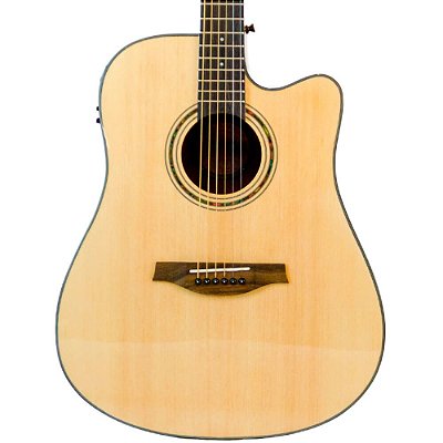 Violão Elétrico Benson GD100CE Natural Cutaway Aço