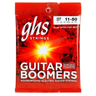 Encordoamento Ghs GBM Boomers .011/.050 para Guitarra