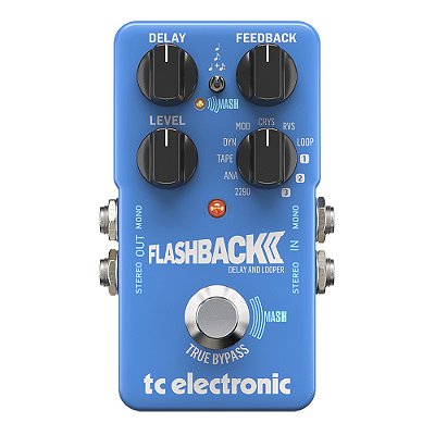 Pedal de Efeito Tc Electronic Flashback 2 Delay e Looper