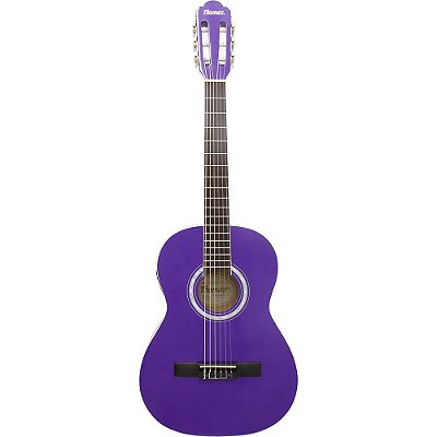 Violão Infantil Elétrico Thomaz TCG-360 Roxo Clássico Nylon