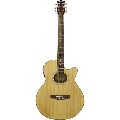 Violão Elétrico Thomaz TEA-412 Natural Folk Aço