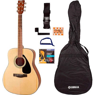 Kit Violão Acústico Yamaha F310P Folk Natural com Capa