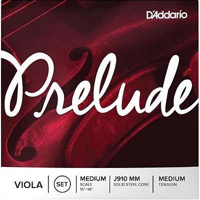 Encordoamento D’Addario J910 Prelude para Viola de Arco