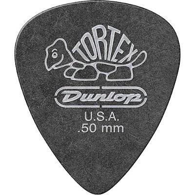 Kit com 72 Palhetas Dunlop Standard 488r 050mm Tortex Cinza