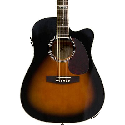 Violão Elétrico Giannini GF-1D Folk Aço 3 Tone Sunburst