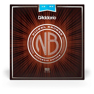 Encordoamento D'addario NB1253 .012 para Violão Aço