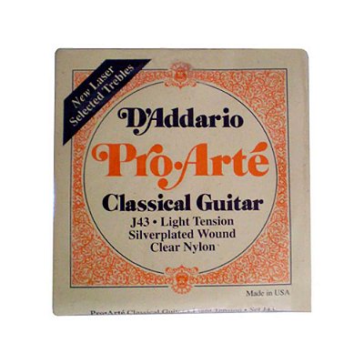 Encordoamento D'addario J43 .027 Para Violão Nylon