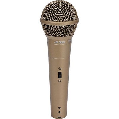Microfone de Mão Dinâmico Leson LS58 Champanhe