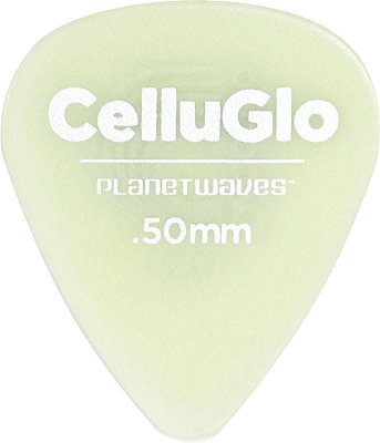 Palheta Para Guitarra De Celuloide 1ccg2-10 - Glowe - Leve - (pct Com 10 Unidades)