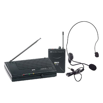 Microfone Sem Fio SKP Headset Vhf895
