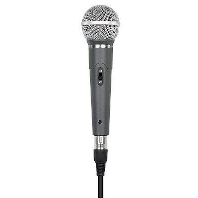Microfone Leson Com Fio Profissional Ls58 Chumbo, Acompanha Cabo De 5 Metros