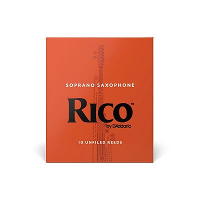 Palheta Sax Soprano 1.5 (10 Unidades) D Addario Rico RIA1015
