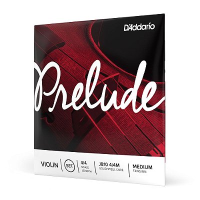 Encordoamento Violino D Addario Prelude J810 4/4M