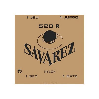 Encordoamento Violão Nylon Savarez Traditional 520R