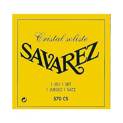 Encordoamento Violão Nylon Savarez Cristal Soliste 570CS