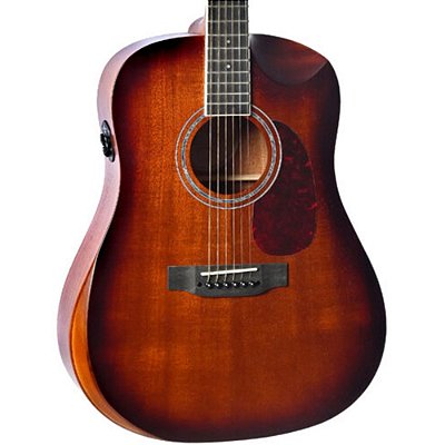 Violão Elétrico Seizi Neo Akira Half Kaizen Mahogany Burst
