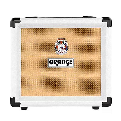 Caixa Amplificada Orange Crush 12W 1x6 White Ltd Ed Guitarra