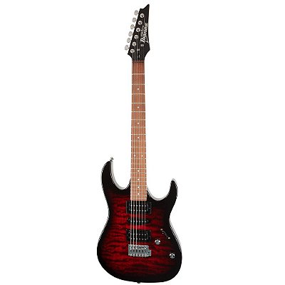 Guitarra Ibanez GRX70QA-TRB Super Strat Red Burst