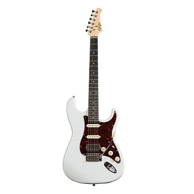 Guitarra Seizi Vintage Budokan HSS White Purple Heart C/ Bag