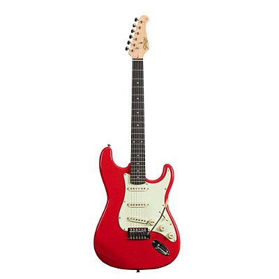 Guitarra Seizi Vintage Shinobi SSS Strat Fiesta Red C/ Bag