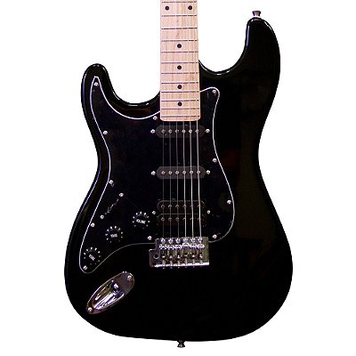 Guitarra Stratocaster Waldman ST-211L Canhota BBK