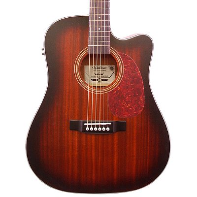 Violão Elétrico Waldman DCEX-441 Folk Dark Natural Burst