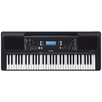 Teclado yamaha PSR-E473 Arranjador + fonte e estante partitura - Home