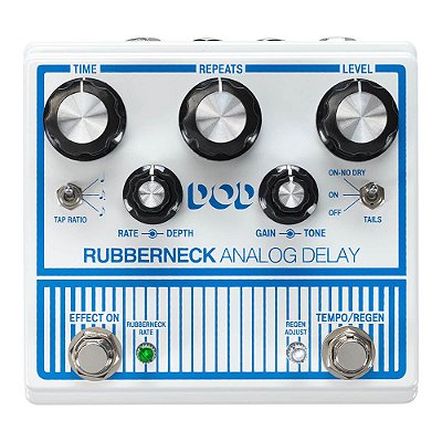 Pedal de Efeitos DOD Rubberneck Analog Delay para Guitarra