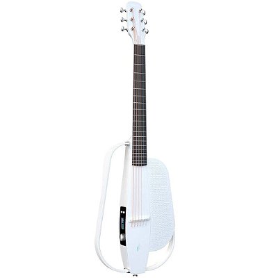 Violão Elétrico Vazado Seizi Smart - White