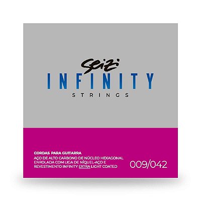 Encordoamento Seizi Infinity Extra Light .009 para Guitarra