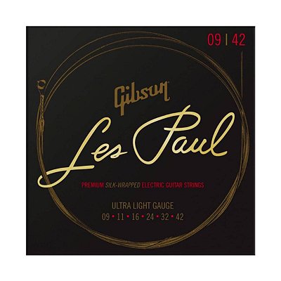 Encordoamento Gibson SEG LES9 .009 para Guitarra Les Paul