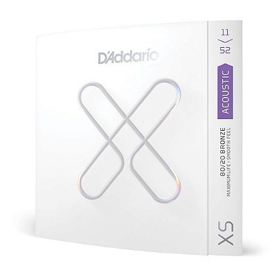 Encordoamento Revestido D'addario XS 80/20 .011 Violão Aço