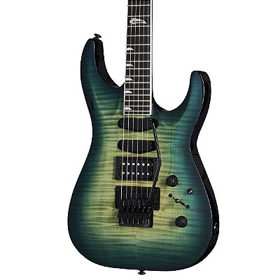 Guitarra Kramer SM-1 Floyd Rose Seymour Duncan Figured Blue