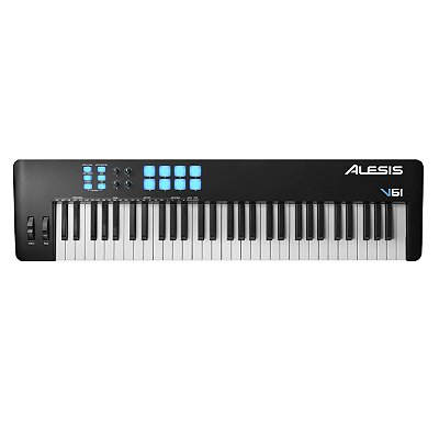 Teclado Controlador Alesis V61II MIDI USB MK2 61 Teclas