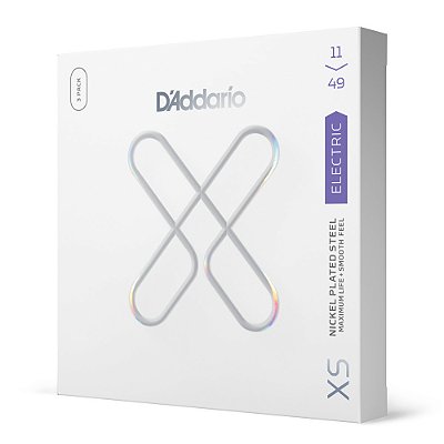 Encordoamento Revestido D'addario XS 3 Jogos 011 P/ Guitarra