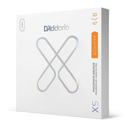 Encordoamento D'addario XS.010 (3 Jogos) para Violão Aço