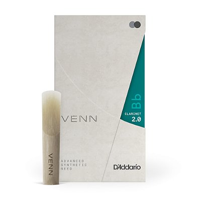 Palheta D'addario VBB0120G2 Venn 2.0 para Clarineta Bb